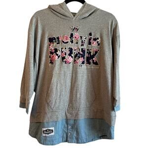 Stayreal Rockcoco Hooded T-Shirt Pretty In Punk Pullover Women's SZ Small